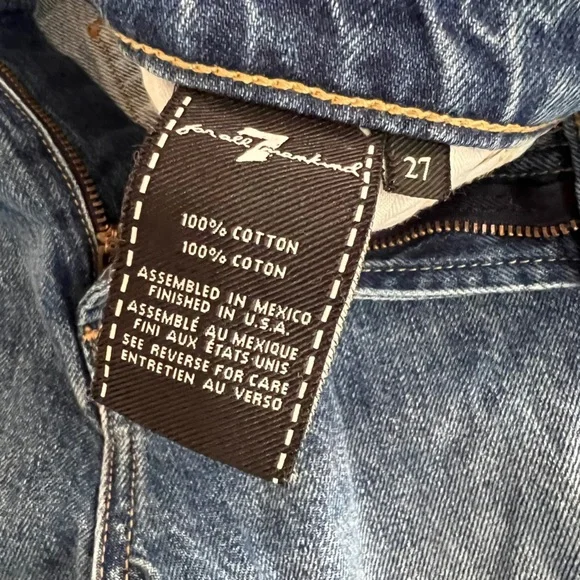 7 for All Mankind "Baby Jo" Havana Rigid Cropped Jeans - Picture 16 of 16